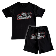 Trapstar Tarcksuit Shooters Short Set Black