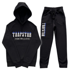 Trapstar Chenille Decoded Tracksuit Black