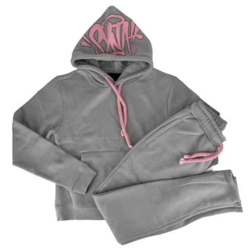 Syna World Tracksuit Grey Pink