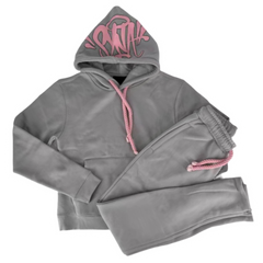 Syna World Tracksuit Grey Pink