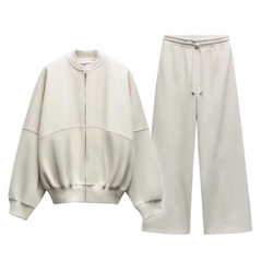 Zara Sweat Set White