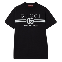 Gucci T Shirt Firenze 1921 Black