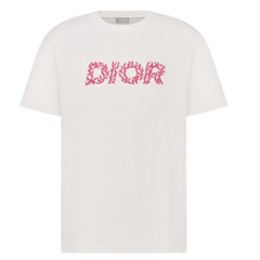 Dior T Shirt White Pink