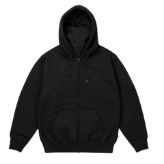 Palace Facemask Zip Hoodie Black