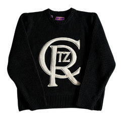 Corteiz Knit Sweater Black