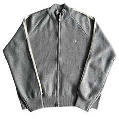 Corteiz Knit Zip Hoodie Fleece Grey