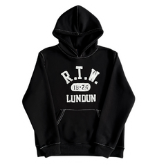 Corteiz RTW College Hoodie Black