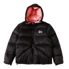 Stussy Down Jacket Pink Black