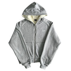 Corteiz CR HMP OPEN HEM Zip Hoodie Grey