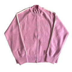 Corteiz Knit Fleece Zip Hoodie Pink