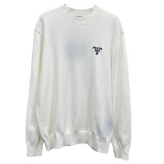 Prada Basic Sweater White