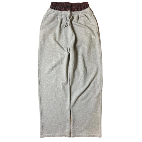 Balenciaga Doule Layer Sweat Pants Jogger Grey