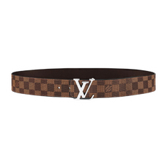 Louis Vuitton Belt Brown Silver