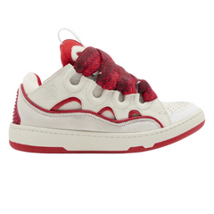 Lanvin Curb Sneaker Red White