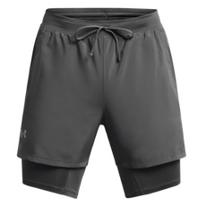 Under Amour Double Layer Compression Shorts Black Grey