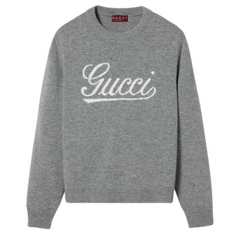 Gucci GG Sweater Grey White