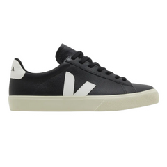 Veja Campo Leather Sneaker Black White