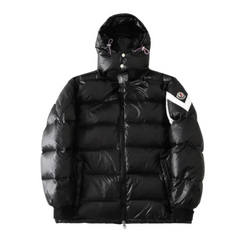 Moncler Puffer Jacket White M Black