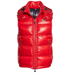 Moncler Bormes Vest Red Shiny