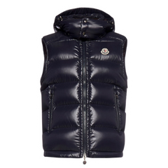 Moncler Bormes Vest Dark Blue Shiny