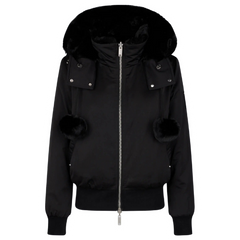 Moose Knuckles Debbie Bomber Black Black