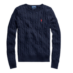 Ralph Lauren Knit Sweater Navy Blue