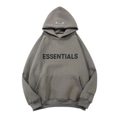 Fear Of God Essentials Hoodie Grey