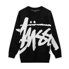 Stussy Big Branding Sweater Black