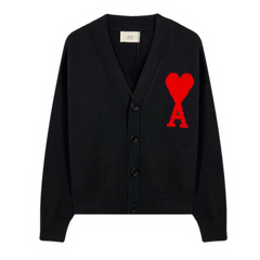 Ami Paris Cardigan Black