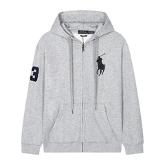 Ralph Lauren Big Rider 3 Zipper Grey