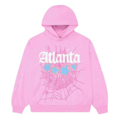 Sp5der Atlanta Hoodie Pink