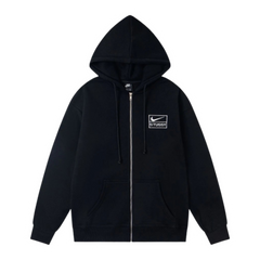 Nike x Stussy Zip Hoodie Black