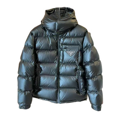 Prada Pocket Puffer Jacket Black