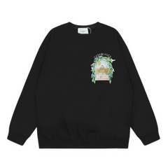 Casablanca Tennis Court Sweater Black