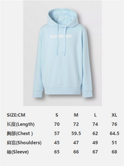 Burberry Hoodie Baby Blue