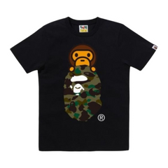 Bape Milo On Ape Head T-Shirt Black