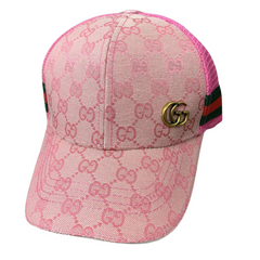 Gucci Cap Pink Gold Badge