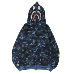 Bape Zipper Black & Blue