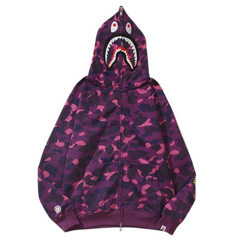 Bape Zipper Black & Purple