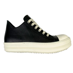 Rick Owens Luxor Low Sneaks Milk Black