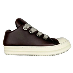 Rick Owens Purple Jumbo Lace Sneakers Brown