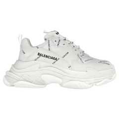 Balenciaga Triple S Sneaker All Over Logo White