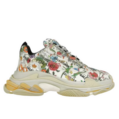 Gucci x Balenciaga The Hacker Project Triple S Flora Print