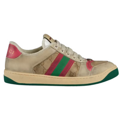 Gucci Screener GG Canvas Beige & Green