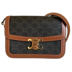 Céline Pre-Owned 2020 Teen Triomphe Canvas  Shoulder Bag