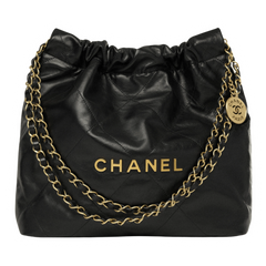 Chanel 22 Small Bag Gold Logo