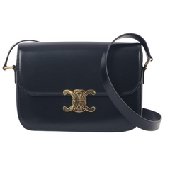 Celine Classique Triopmhe Leather Black