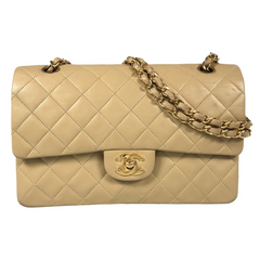 Chanel Beige Clair Quilted Caviar Medium