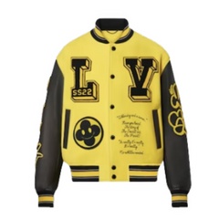 Louis Vuitton College Jacket  Yellow & Black