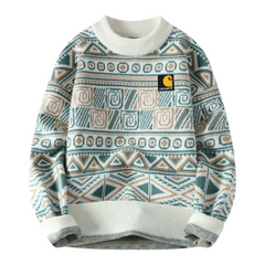 Carhartt Cashmere Sweater Blue & Beige